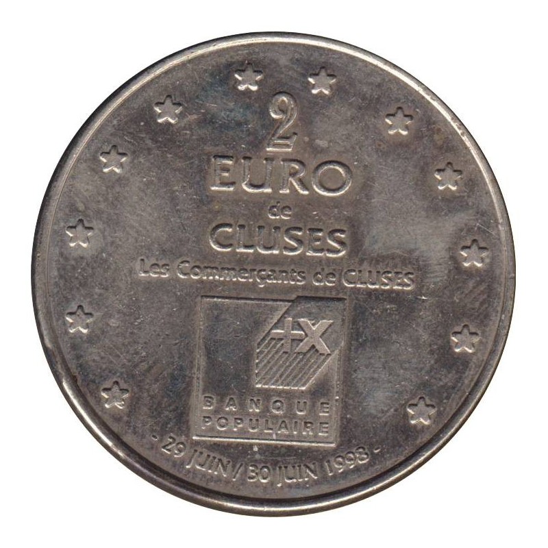 CLUSES - 2 euro des villes - 1998 - Etat : TTB