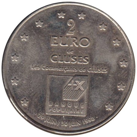 CLUSES - 2 euro des villes - 1998 - Etat : TTB CLUSES - 2 euro des villes - 1998 - Etat : TTB