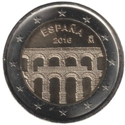 ESPAGNE - 2 euros commémorative - Aqueduc de Ségovie - 2016