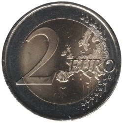 ESPAGNE - 2 euros commémorative - 50 ans du roi Felipe VI - 2018