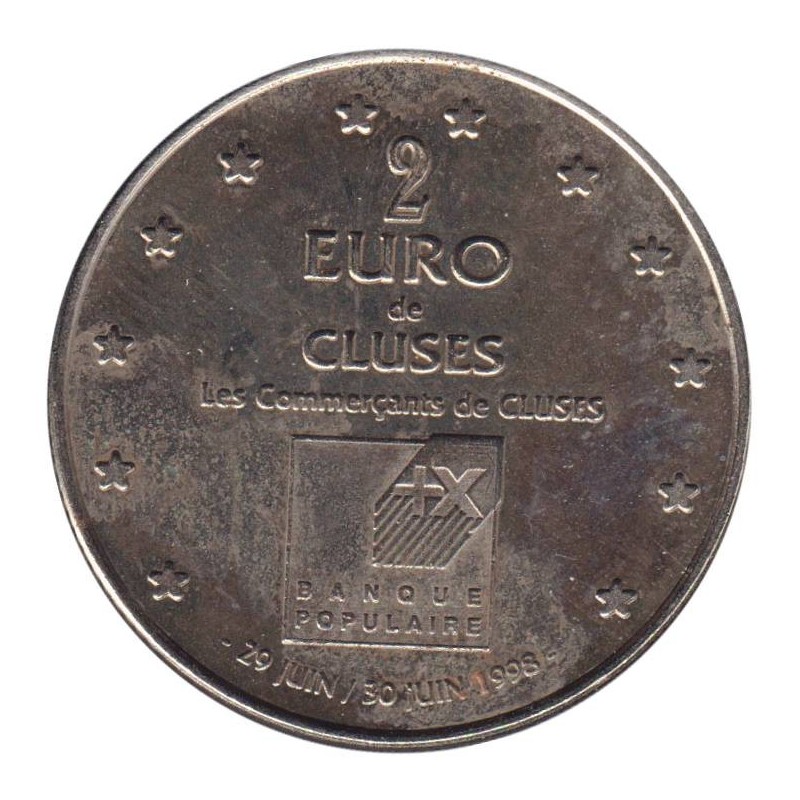 CLUSES - 2 euro des villes - 1998 - Etat : TTB