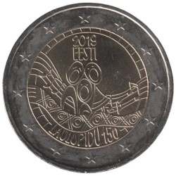 ESTONIE - 2 euros commémorative - 150 ans du Festival estonien de la Chanson - 2019