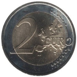 ESTONIE - 2 euros commémorative - Animal national estonien - Canis Lupus - Le loup - 2021