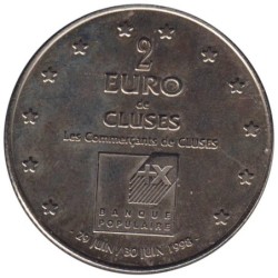 CLUSES - 2 euro des villes - 1998 - Etat : SUP