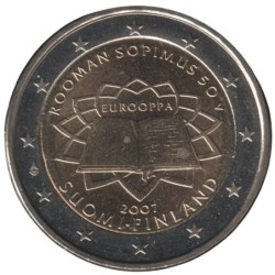 FINLANDE - 2 euros commémorative - Traité de Rome - 2007
