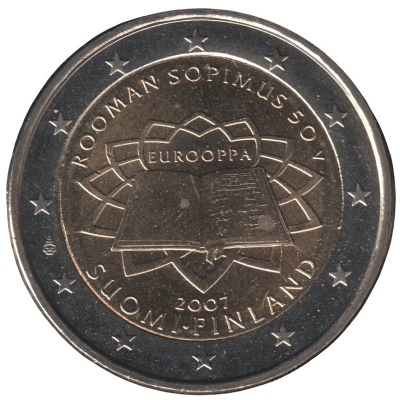 FINLANDE - 2 euros commémorative - Traité de Rome - 2007