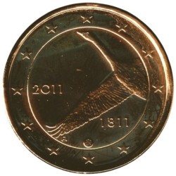 FINLANDE - 2 euros commémorative plaquée or - 200 ans de la Banque de Finlande - 2011