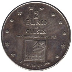 CLUSES - 2 euro des villes - 1998 - Etat : SUP