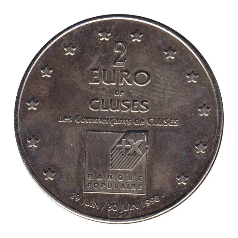 CLUSES - 2 euro des villes - 1998 - Etat : SUP