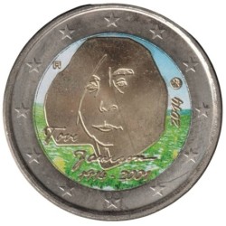 FINLANDE - 2 euros commémorative colorisée - Tove Jansson - 2014