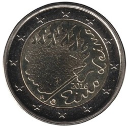 FINLANDE - 2 euros commémorative - Eino Leino - 2016
