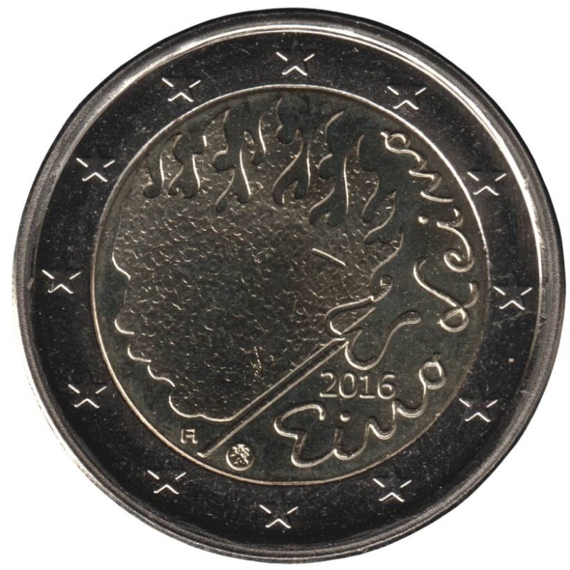 FINLANDE - 2 euros commémorative - Eino Leino - 2016 FINLANDE - 2 euros commémorative - Eino Leino - 2016