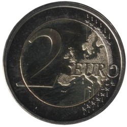 FINLANDE - 2 euros commémorative colorisée - Eino Leino - 2016