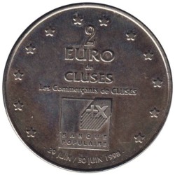 CLUSES - 2 euro des villes - 1998 - Etat : SUP