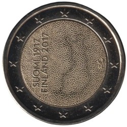 FINLANDE - 2 euros commémorative - 100 ans d'Indépendance - 2017