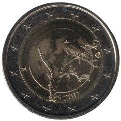 FINLANDE - 2 euros commémorative - Nature Finlandaise - 2017