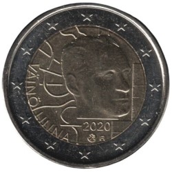 FINLANDE - 2 euros commémorative - Väinö Linna - 2020