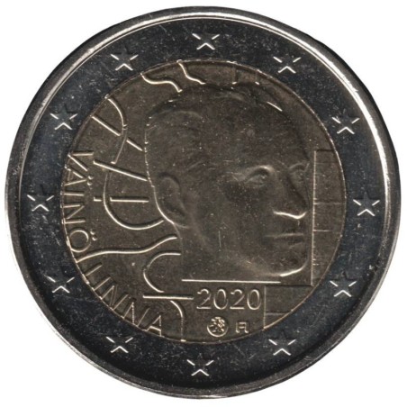FINLANDE - 2 euros commémorative - Väinö Linna - 2020 FINLANDE - 2 euros commémorative - Väinö Linna - 2020