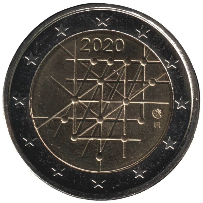 FINLANDE - 2 euros commémorative - 100 ans de l'Université de Turku - 2020 FINLANDE - 2 euros commémorative - 100 ans de l'Université de Turku - 2020
