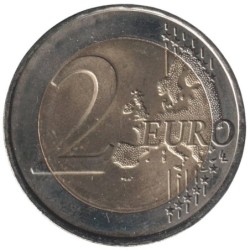 FRANCE - 2 euros commémorative - Pierre de Coubertin - 2013