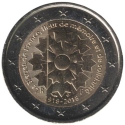 FRANCE - 2 euros commémorative - Le Bleuet de France - 2018