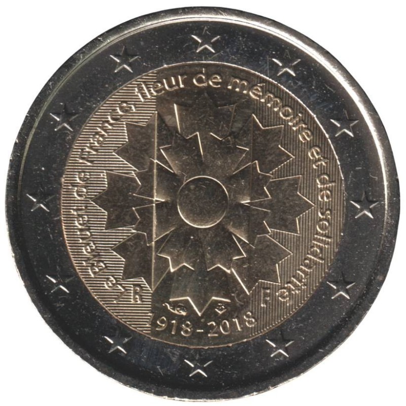FRANCE - 2 euros commémorative - Le Bleuet de France - 2018 FRANCE - 2 euros commémorative - Le Bleuet de France - 2018
