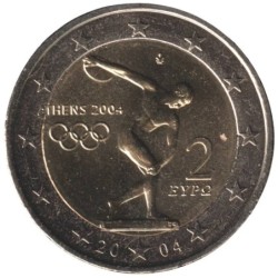 GRECE - 2 euros commémorative - Jeux Olympiques d'Athènes - 2004