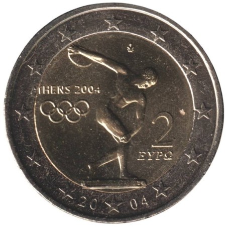 GRECE - 2 euros commémorative - Jeux Olympiques d'Athènes - 2004 GRECE - 2 euros commémorative - Jeux Olympiques d'Athènes - 2004