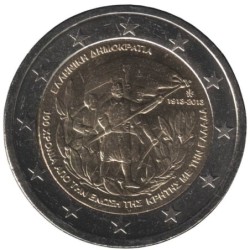 GRECE - 2 euros commémorative - 100 ans du rattachement de la Crète à la Grèce - 2013