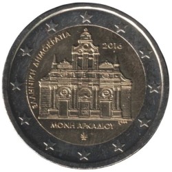 GRECE - 2 euros commémorative - Monastère d'Arkadi - 2016