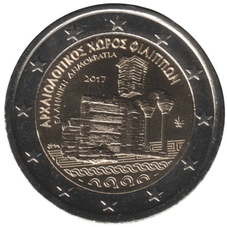 GRECE - 2 euros commémorative - Site archéologique de Philippes - 2017 GRECE - 2 euros commémorative - Site archéologique de Philippes - 2017