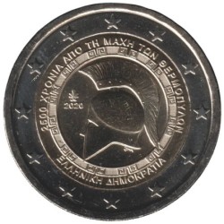 GRECE - 2 euros commémorative - Bataille des Thermopyles - 2020