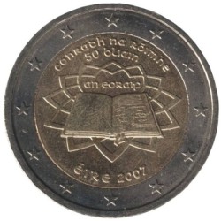 IRLANDE - 2 euros commémorative - Traité de Rome - 2007
