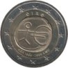 IRLANDE - 2 euros commémorative - 10 ans de l'UEM - 2009