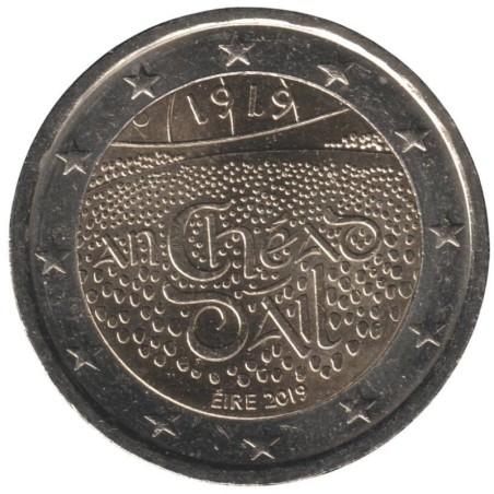 IRLANDE - 2 euros commémorative - 100 ans de la création du Dáil Éireann - 2019 IRLANDE - 2 euros commémorative - 100 ans de la création du Dáil Éireann - 2019