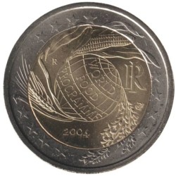 ITALIE - 2 euros commémorative - Programme alimentaire mondial - 2004