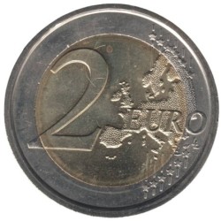 ITALIE - 2 euros commémorative - Louis Braille - 2009