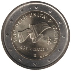 ITALIE - 2 euros commémorative - 150 ans de l'unification de l'Italie - 2011