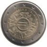 ITALIE - 2 euros commémorative - 10 ans de l'Euro - 2012
