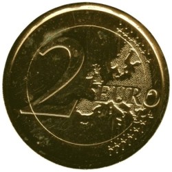 ITALIE - 2 euros commémorative plaquée or - 200 ans de l'Arma dei Carabinieri - 2014