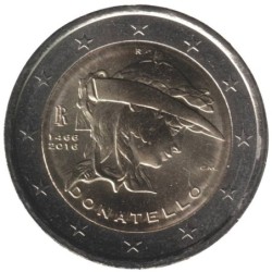 ITALIE - 2 euros commémorative - Donatello - 2016