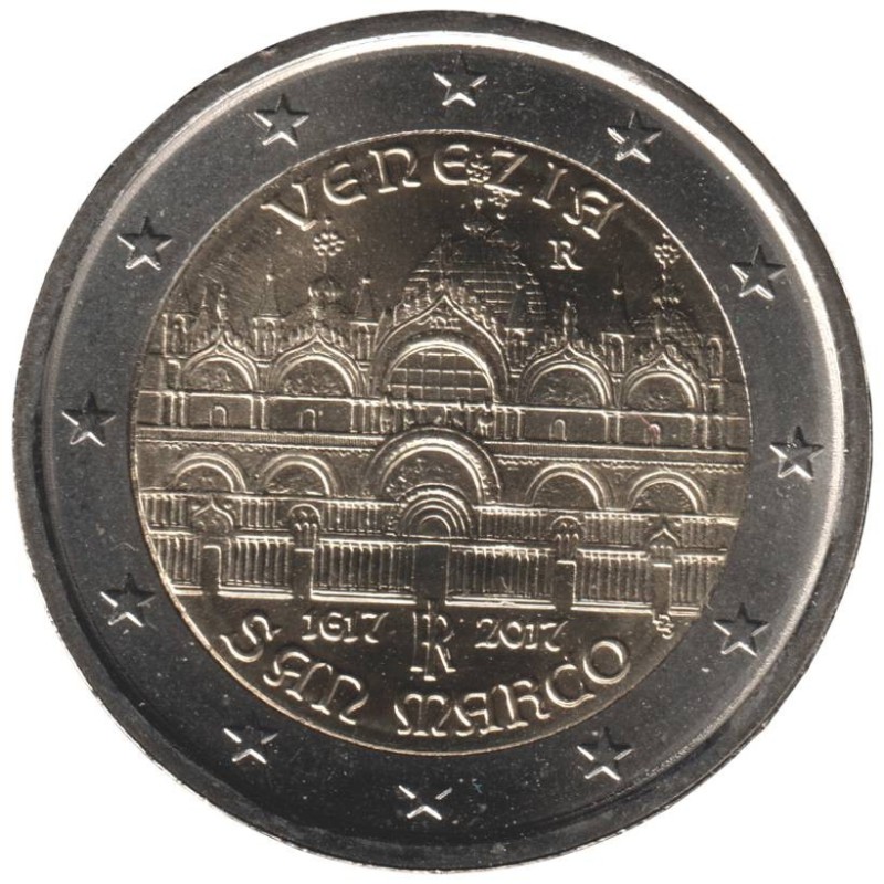 ITALIE - 2 euros commémorative - Basilique Saint-Marc à Venise - 2017 ITALIE - 2 euros commémorative - Basilique Saint-Marc à Venise - 2017