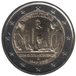 ITALIE - 2 euros commémorative - 70 ans de la Constitution Italienne - 2018