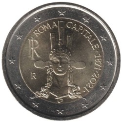 ITALIE - 2 euros commémorative - 150 ans Proclamation de Rome comme Capitale - 2021