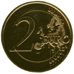 LETTONIE - 2 euros commémorative plaquée or - Présidence lettone du Conseil de l'UE - 2015