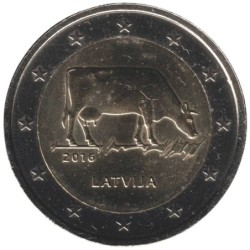 LETTONIE - 2 euros commémorative - Industrie agricole lettone - 2016
