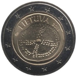 LITUANIE - 2 euros commémorative - La culture balte - 2016