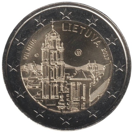 LITUANIE - 2 euros commémorative - Vilnius Capitale de l'art et de la culture - 2017 LITUANIE - 2 euros commémorative - Vilnius Capitale de l'art et de la culture - 2017