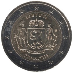 LITUANIE - 2 euros commémorative - Régions - Samogitie - Zemaitija - 2019