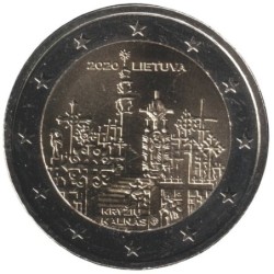 LITUANIE - 2 euros commémorative - La Colline des Croix - 2020